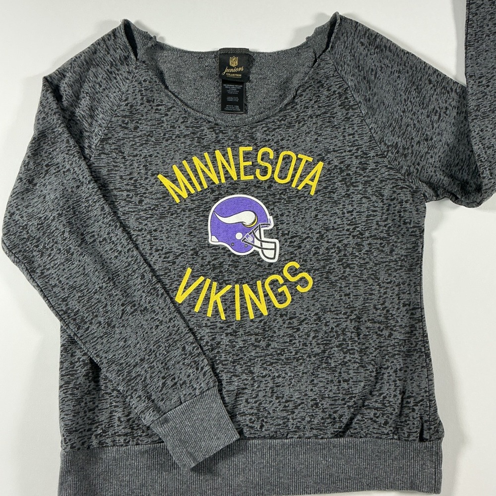 NFL Juniors Collection Minnesota Vikings Sweatshirt Size L 11/13
